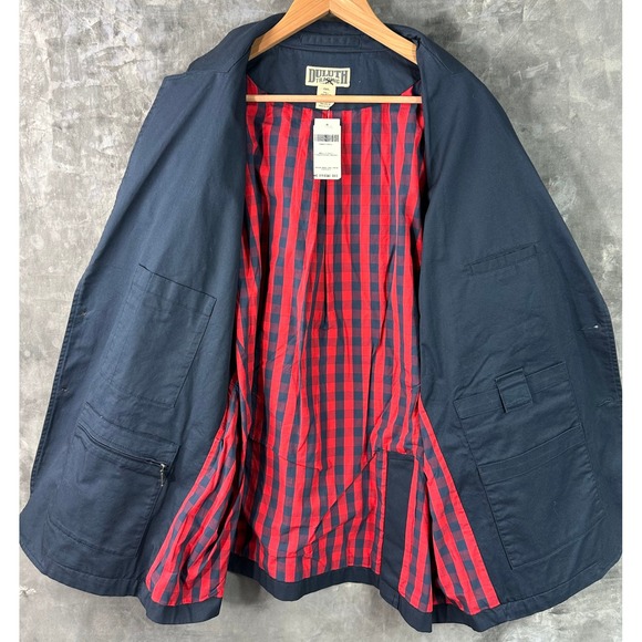 The Duluth Trading Company Blue Presentation Jacket sz 2XL (15711) NEW - Picture 4 of 9